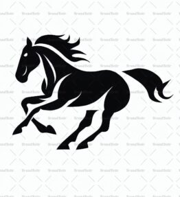 Galoppierendes Pferd